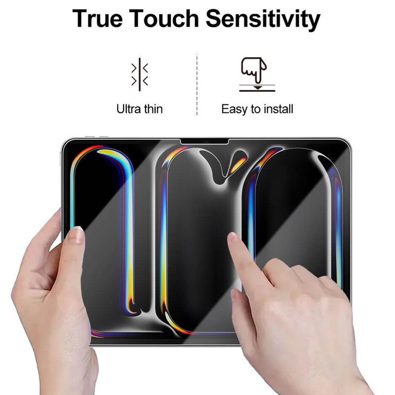 محافظ صفحه نمایش شفاف سامورایی مدل GlastR مناسب برای تبلت اپل iPad Pro 11 2025  iPad Pro 11 2024