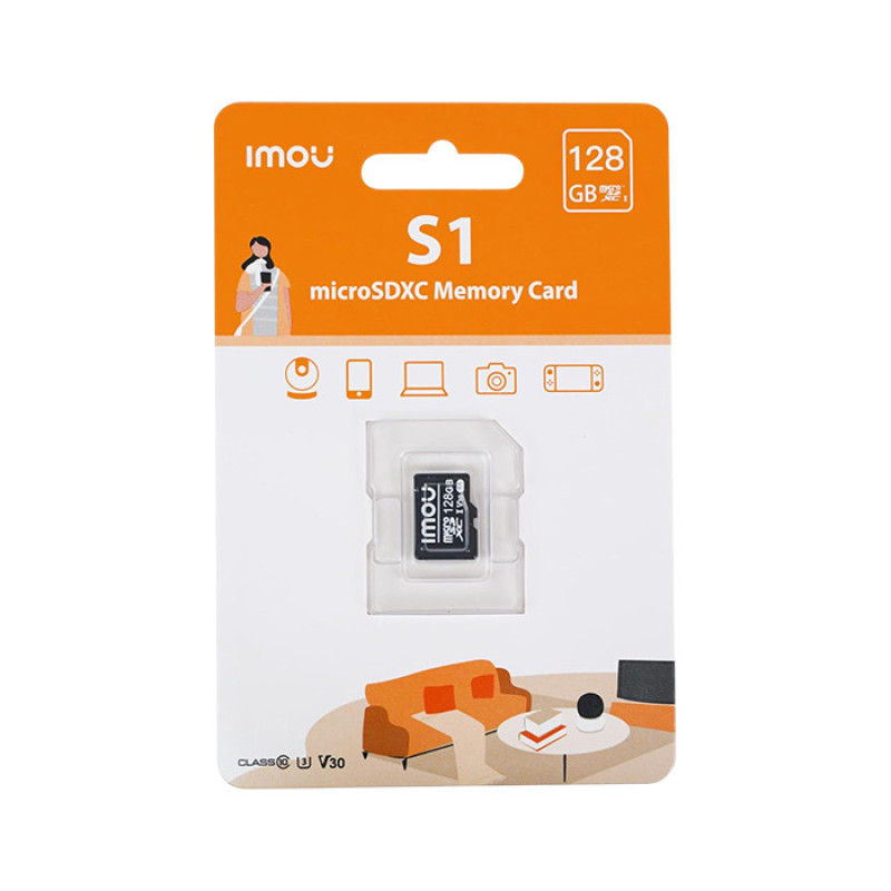 کارت حافظه MicroSD آیمو مدل S1 کلاس 10 سرعت 100MBps ظرفیت 128GB