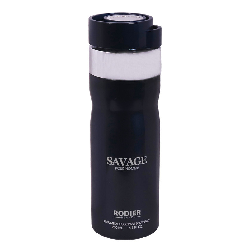 اسپری دئودورانت مردانه رودیر مدل SAVAGE حجم 200 میلی لیتر
