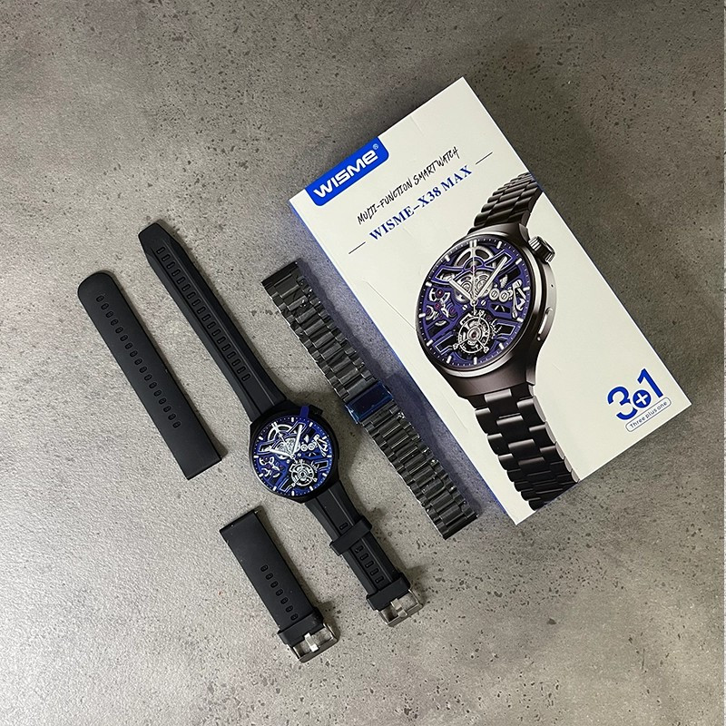 ساعت هوشمند 2. اینچی ویسمی مدل X38 MAX با بند فلزی