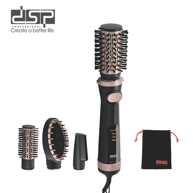 سشوار برس‌دار چرخشی 1200 وات دی اس پی مدل 50305 4in1