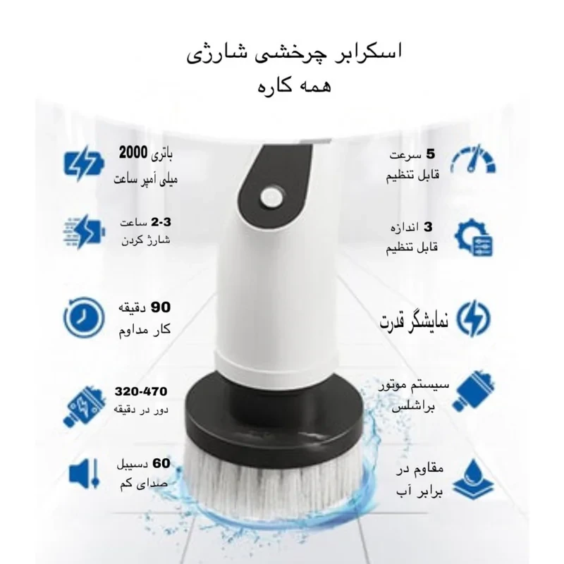 برس شستشو مدل 1 9IN