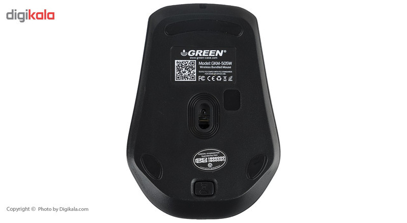 کیبورد و ماوس بی سیم گرین مدل GKM-505W، سوییچ ممبران، Full-Size