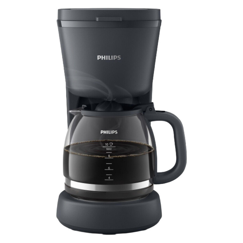قهوه‌ساز فیلیپس مدل HD743091، ظرفیت دم‌آوری ده فنجان فاقد فیلتر، دارای صفحه گرم نگهدارنده قهوه