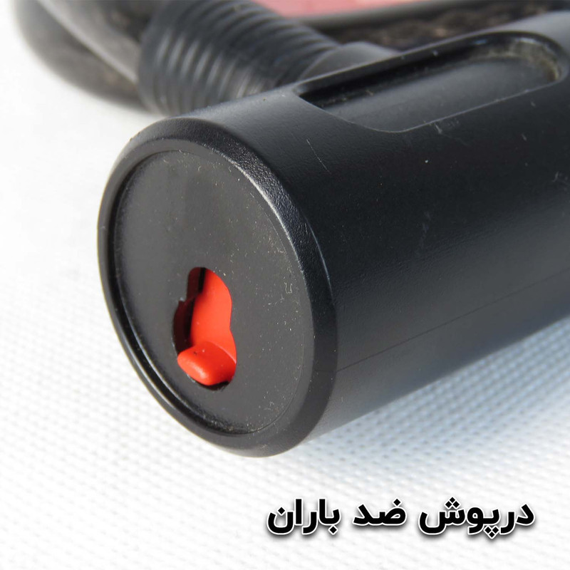 قفل کابلی موتورسیکلت راکس مدل ضد اسید 800 - 15 کد 782