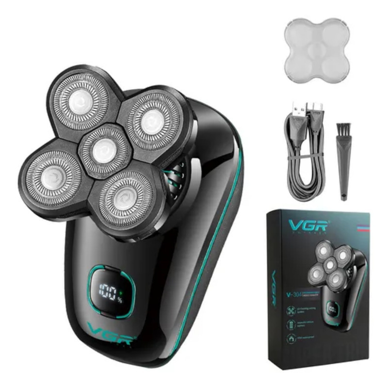 ماشین اصلاح موی سر و صورت شارژی وی جی ار مدل V-304
