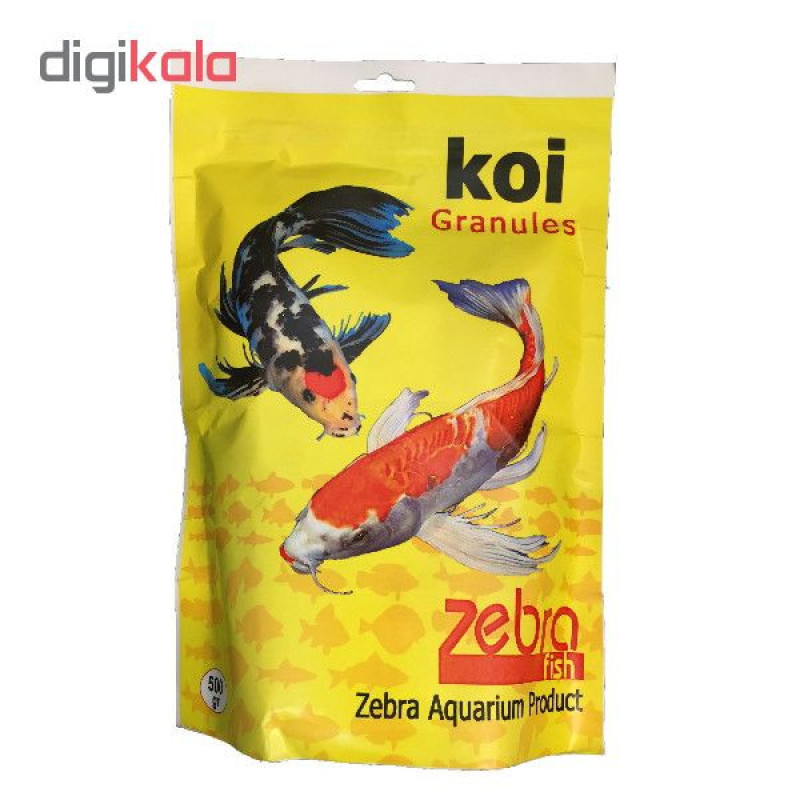 غذا خشک ماهی زبرا مدل Koi Granules وزن 500 گرم