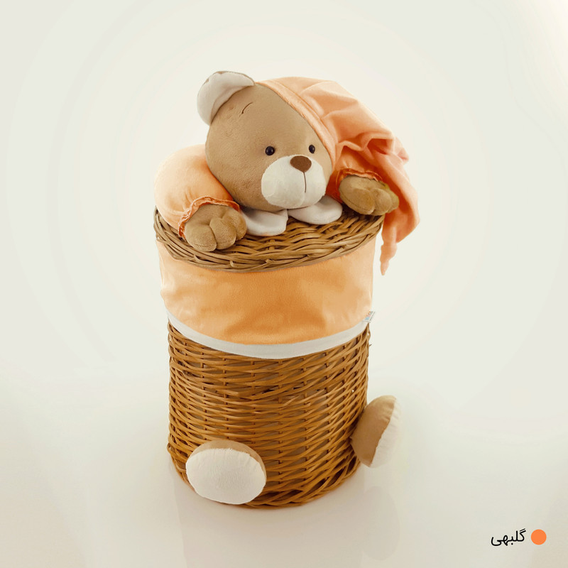 سبد رخت چرک مدل خرس نانان کد SLN-S-S