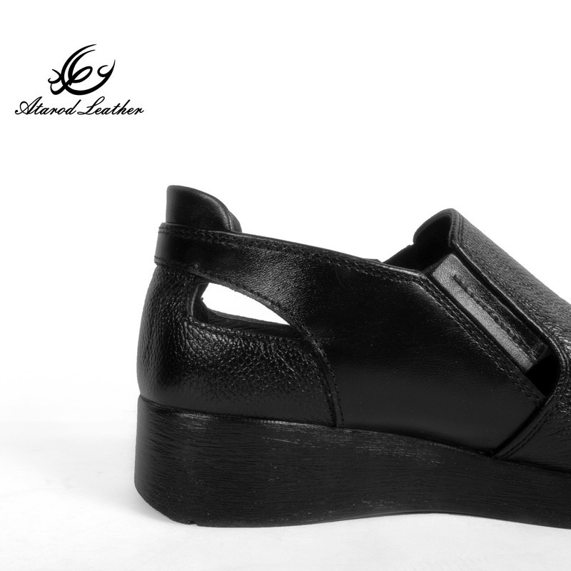 کفش طبی زنانه چرم عطارد مدل چرم طبیعی کد SH158