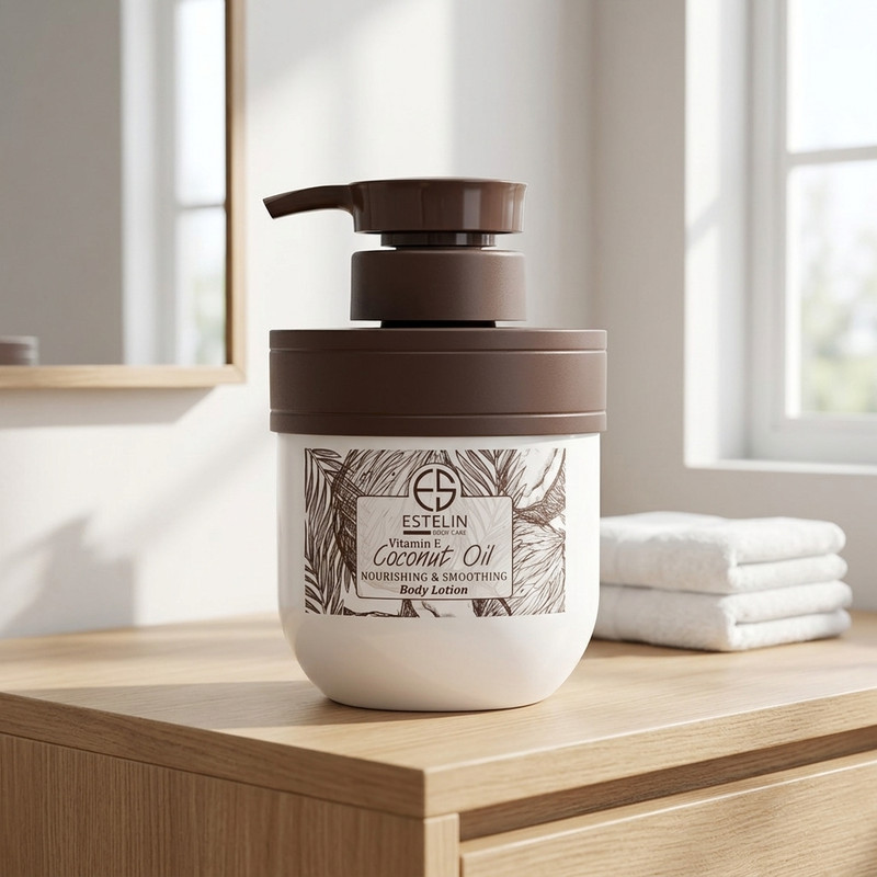 لوسیون بدن استیلن مدل Coconut Oil مناسب برای انواع پوست حجم 300 میلی‌لیتر