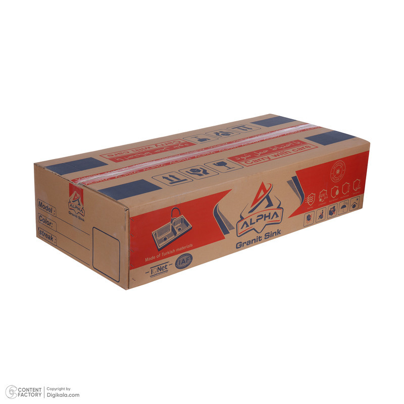 سینک ظرفشویی گرانیتی مدل آرنیکا کد S001108 توکار