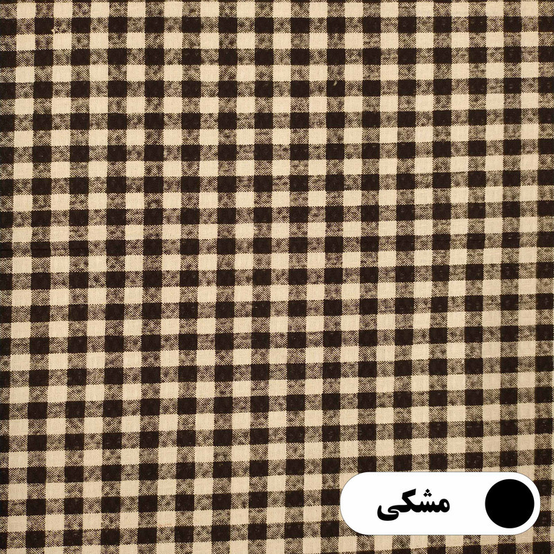 رومیزی پانیذ پود مدل چهارخانه مستطیل سایز 140x120 سانتی‌متر