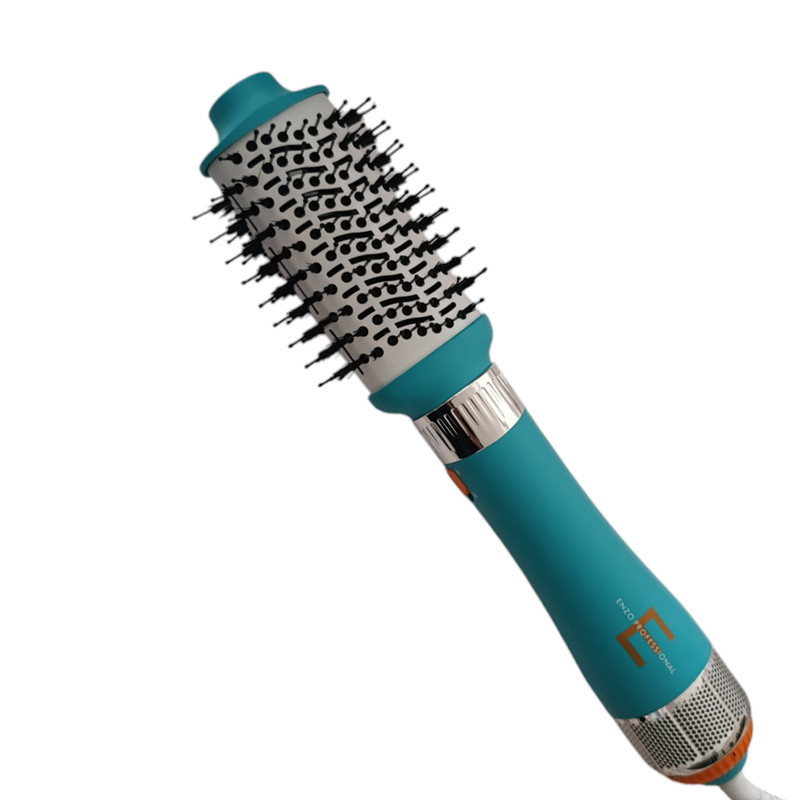 سشوار حرفه‌ای 1500 وات انزو پروفیشینال مدل en-750، موتور DC، وزن 950 گرم، المنت سرامیک، دارای سری خشک‌کن ملایم، دیسپانسر، سری برس‌دار تخت، سری برس‌دار گرد پهن، سری شانه‌دار با ویژگی فرکنندگی، صاف‌کنندگی، حجم‌دهندگی، با قابلیت تنظیم دما