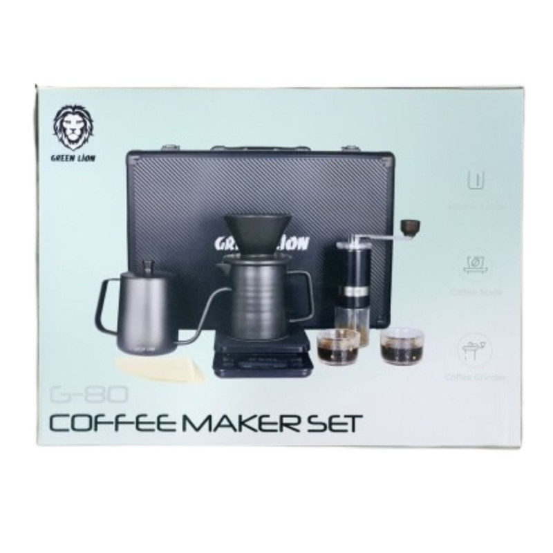 قهوه‌ساز گرین لاین مدل COFFEE MAKERSET G-80