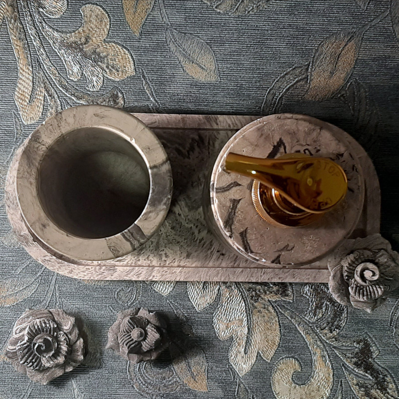 ست سرویس بهداشتی سه پارچه مدل استوانه