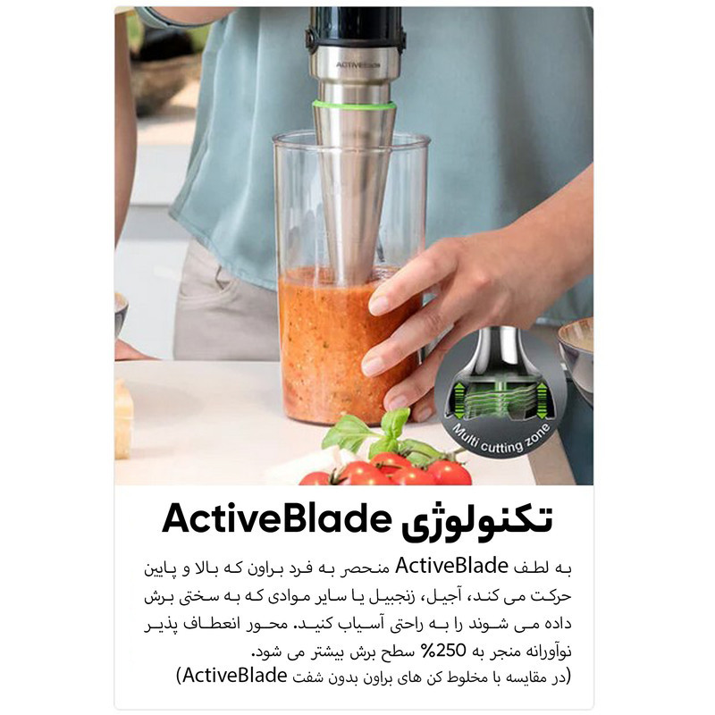 گوشت کوب برقی چندکاره 1000 وات براون مدل  MQ 7075x