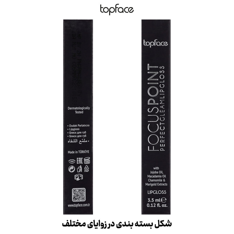 رژ لب مایع تاپ فیس مدل Perfect Gleam سری Focus Point شماره 105