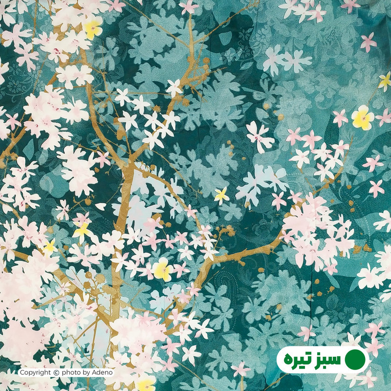 کاور لحاف آدنو مدل شکوفه کد CH60 یک نفره سایز 160x220 سانتی متر