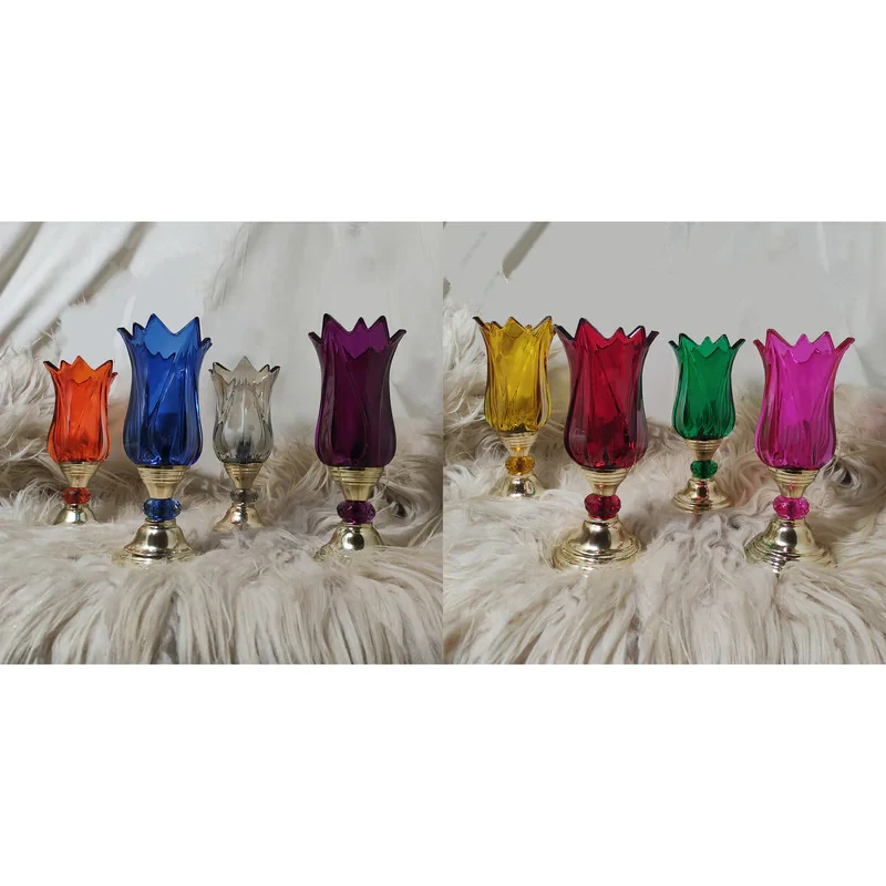 شمعدان مدل کلاسیک کد GL002 بسته 2 عددی