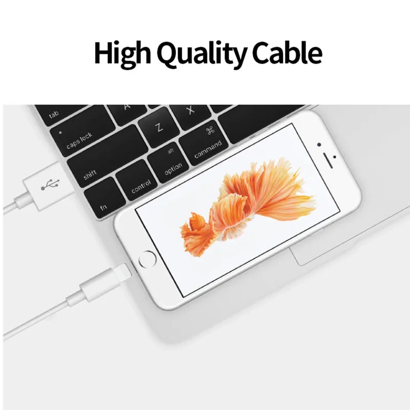 کابل شارژ تبدیل USB به لایتنینگ هترون مدل HC275i طول 1متر