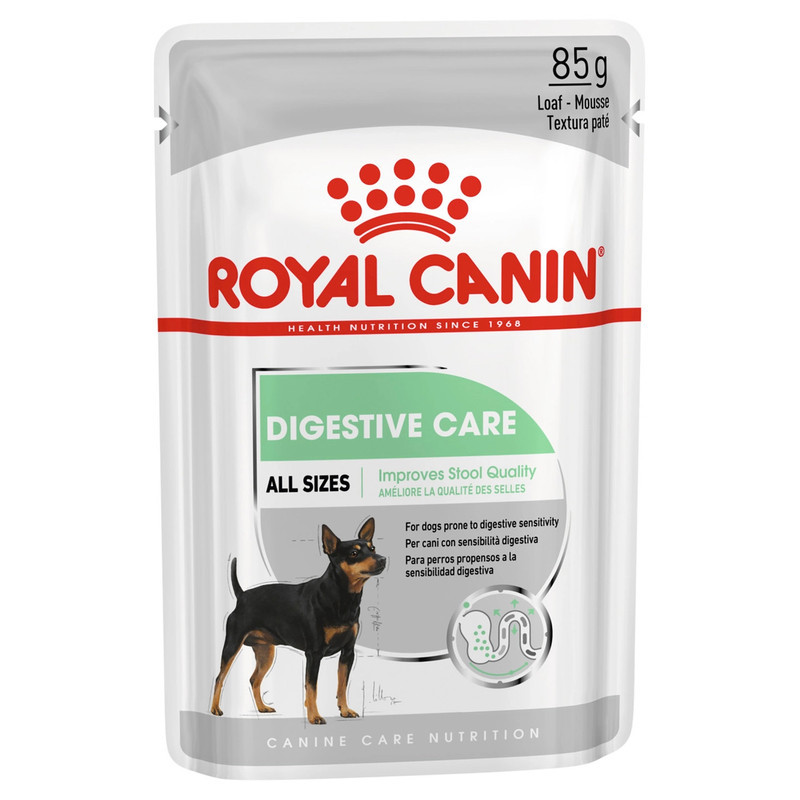 پوچ سگ رویال کنین مدل digestive care وزن 85 گرم