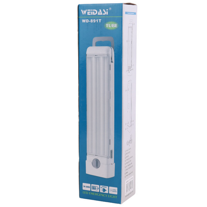 چراغ اضطراری ویداسی مدل WD-891T با نور مهتابی