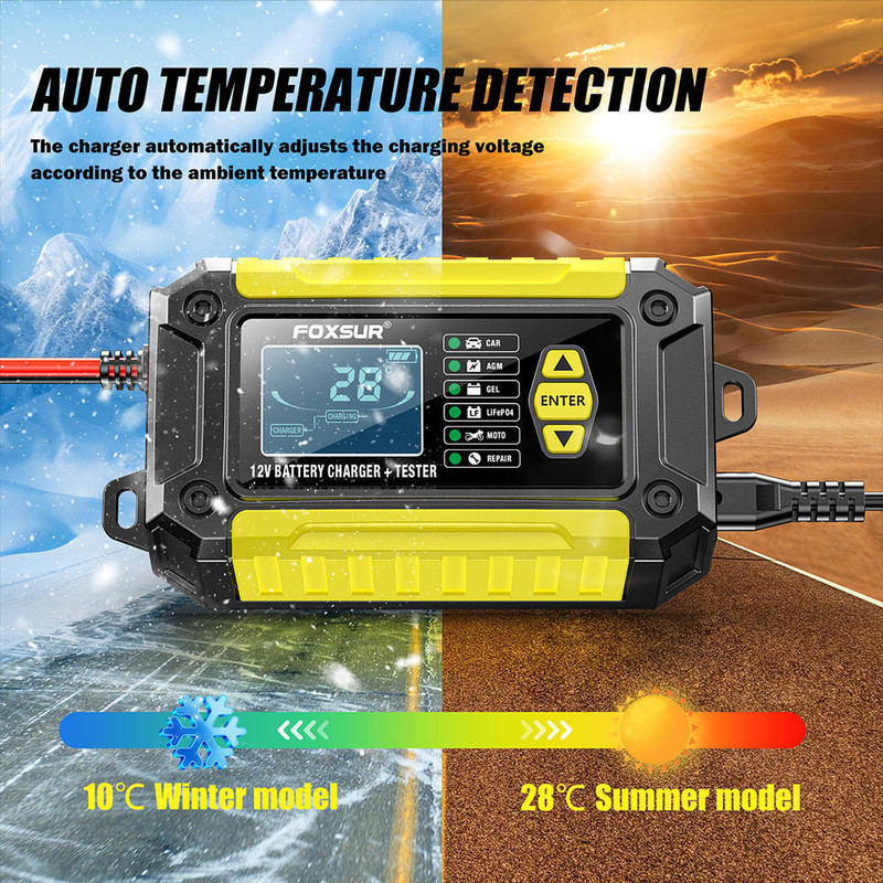 شارژر باتری خودرو فاکسسور مدل FTC-1206