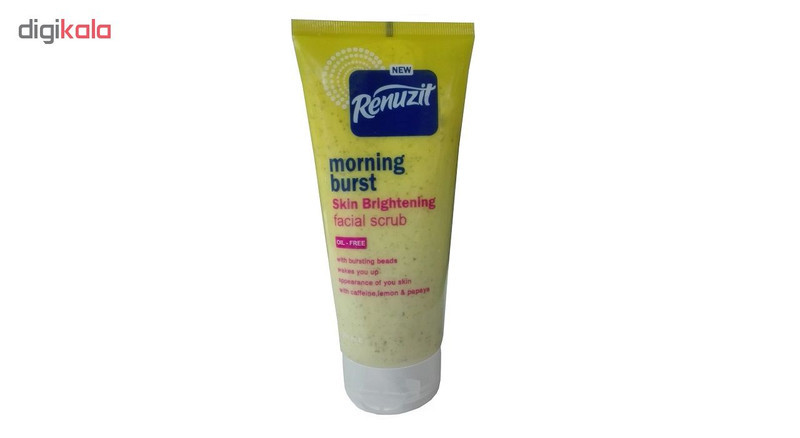 اسکراب سفید کننده رینوزیت مدل morning burst حجم 200 میلی لیتر