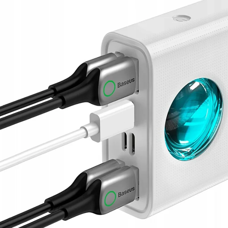 پاوربانک باسئوس مدل AMBLIGHT ظرفیت 30000 میلی آمپر ساعت