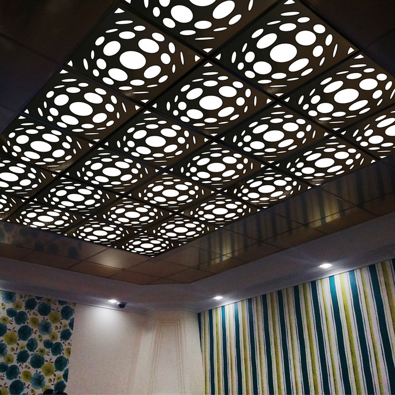 تایل سقفی آسمان مجازی بنی دکو مدل MC25 اندازه 60x60 سانتی متر مجموعه 4 عددی