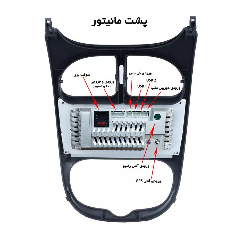پخش کننده تصویری خودرو مدل 2+32 مناسب برای پژو 206