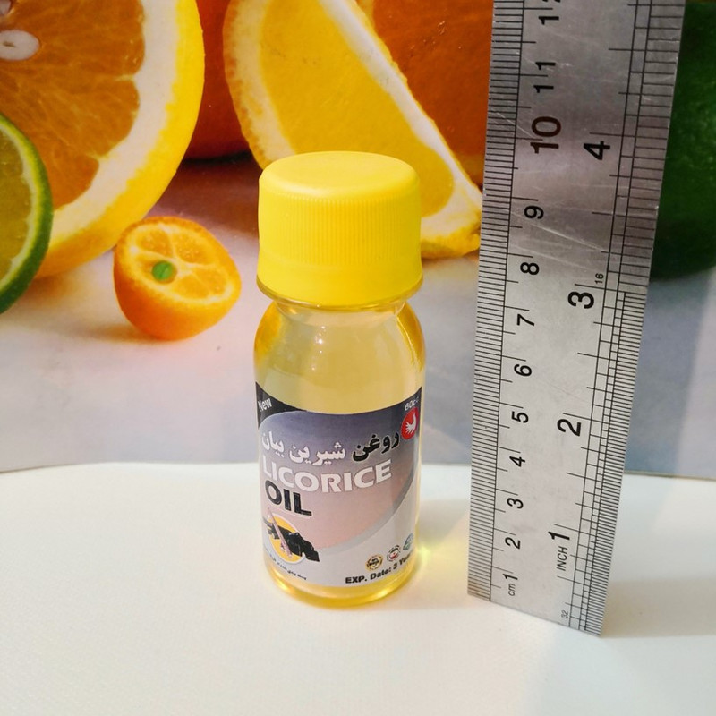روغن شیرین بیان پامکا مدل پایه حجم 60 میلی لیتر