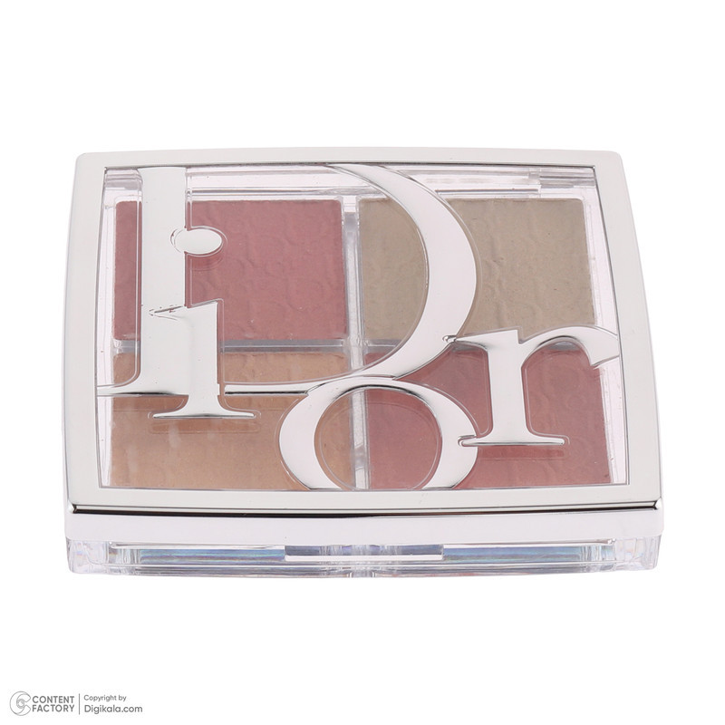 پالت رژ گونه و هایلایتر دیور مدل pearly peach glow وزن 10 گرم با جلوه اکلیلی و پیگمنت بالا