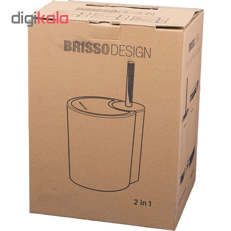 ست سطل زباله و فرچه بریسو دیزاین مدل brz