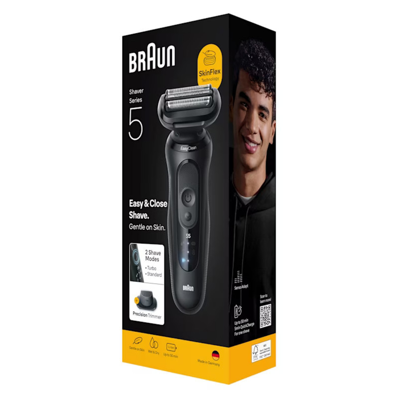 ماشین اصلاح موی صورت شارژی براون مدل Series 5 52-N1200s