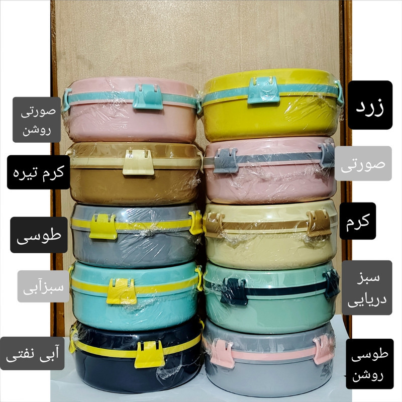 ظرف غذای کودک مدل گرد کد 60