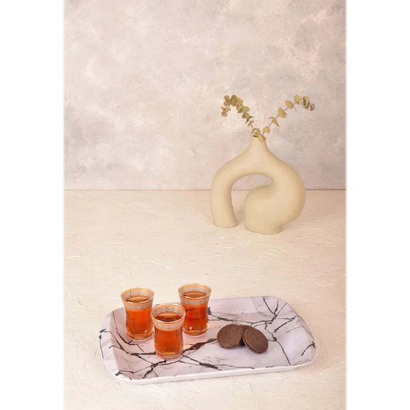 سینی دسته دار مهروز مدل A-1002 سایز 20×30 سانتی متر