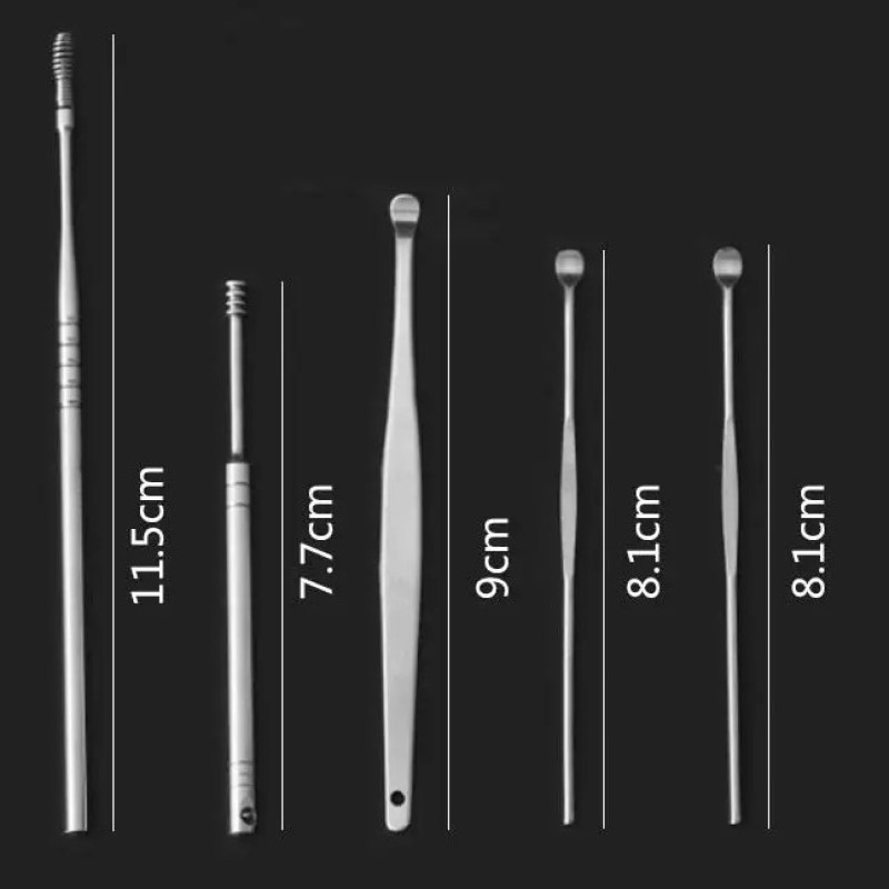 گوش پاک کن مدل MAKEUP BEAUTY TOOLS بسته 5 عددی