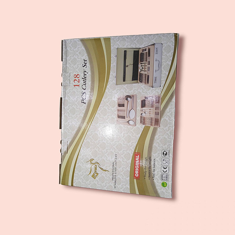 سرویس قاشق و چنگال 128 پارچه وینکس مدل STAINLEES-STEEL