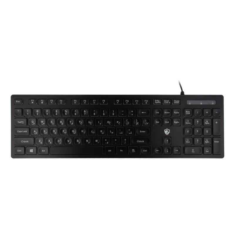 کیبورد گیمینگ بیاند مدل BGK-2010 سوئیچ ممبران، Full-Size، نورپردازی RGB