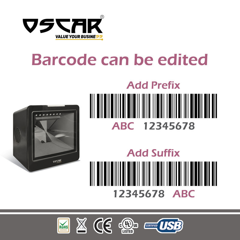 بارکدخوان دوبعدی رومیزی اسکار مدل MAGBIT