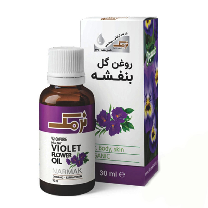 روغن بدن نرمک مدل گل بنفشه حجم 30 ميلى ليتر