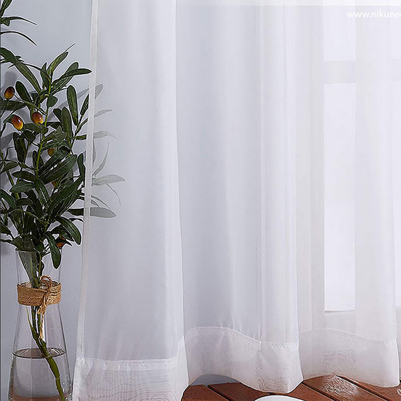 پرده نوین دکور سیلوانا مدل دوخت ساده حریر ترک سایز 280 × 300  سایز سانتی‌متر