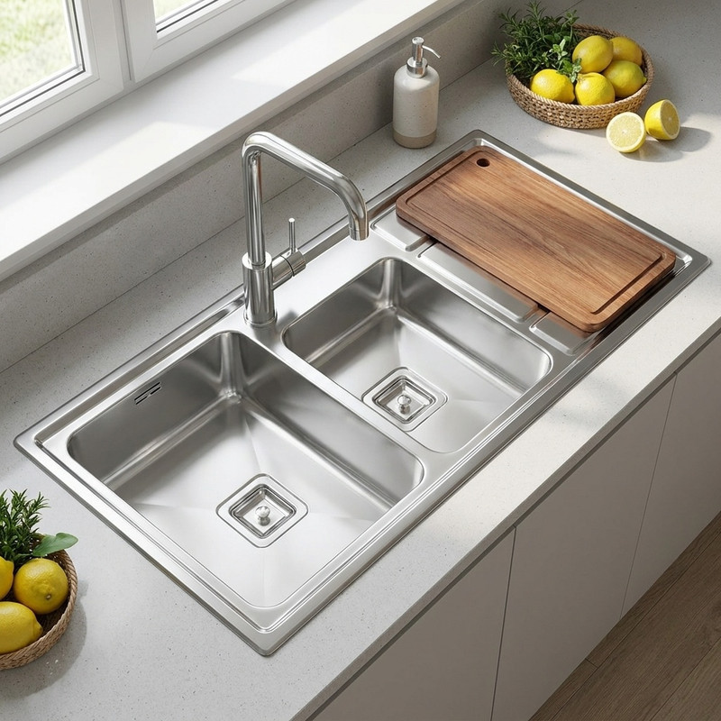 سینک ظرفشویی اخوان مدل 302S توکار