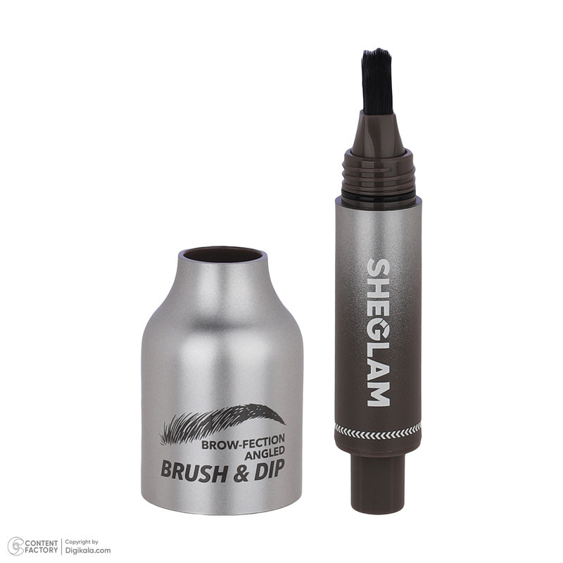 سایه ابرو شیگلم مدل angled brush&dip truffle