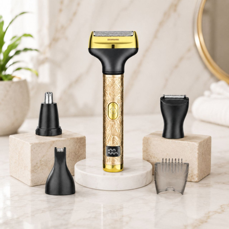 ماشین اصلاح موی سر و صورت شارژی کیمی مدل KM-131 4in1