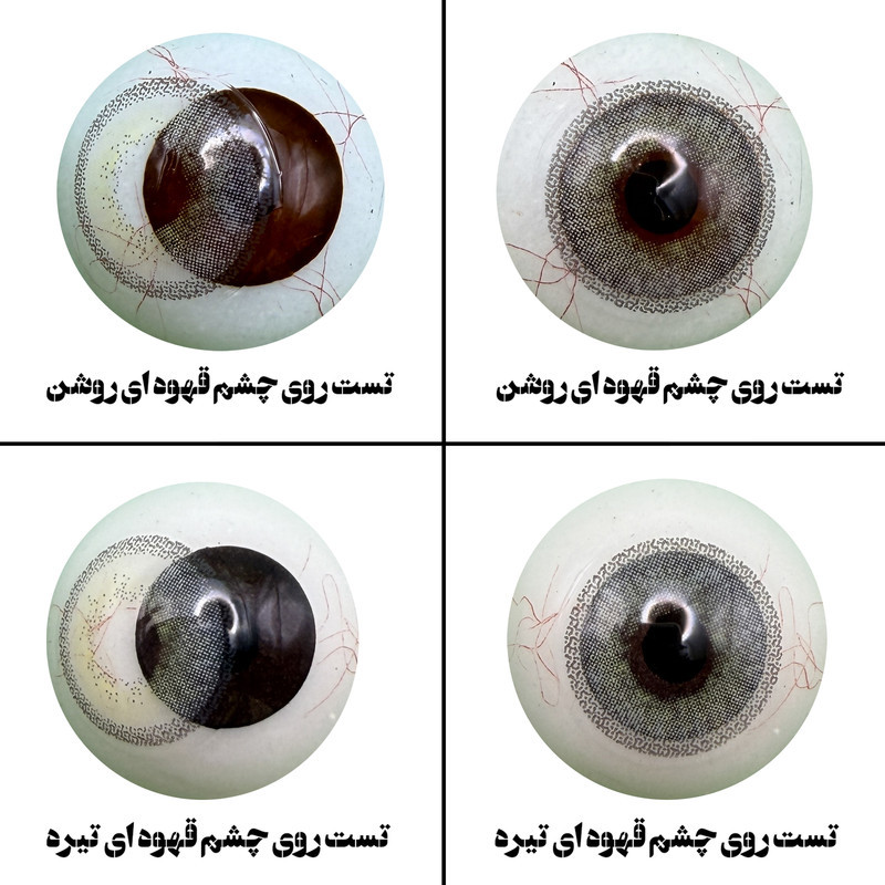 لنز چشم هرا مدل 09 کد RYA310 رنگ طوسی سبز دور دار