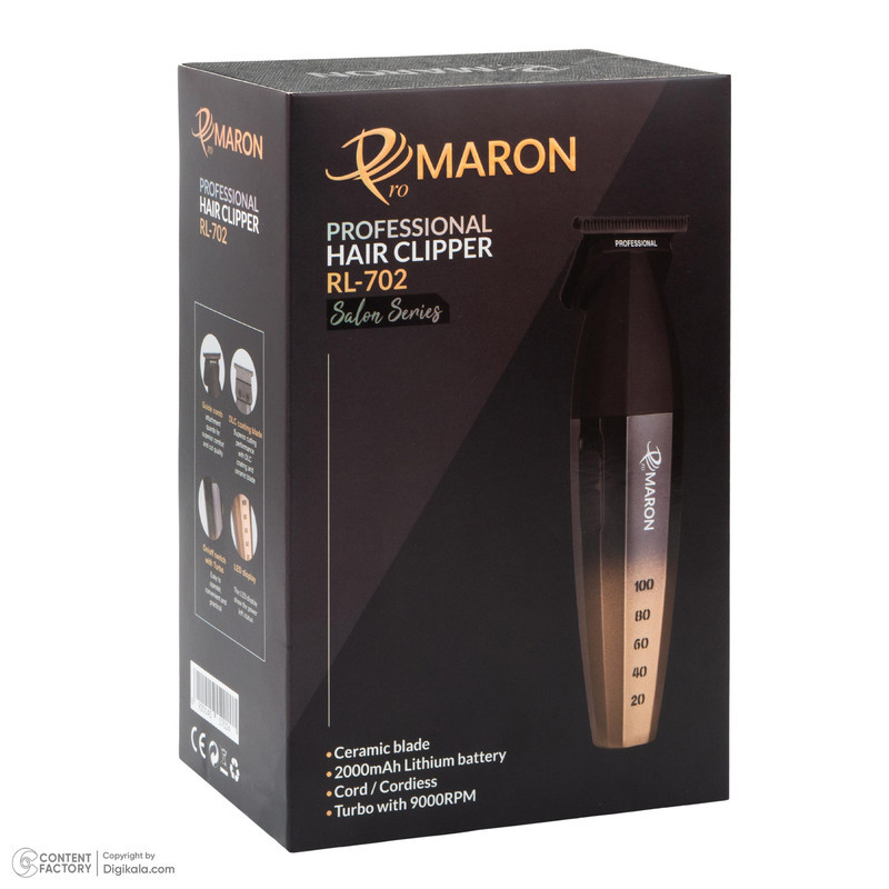 ماشین اصلاح موی سر و صورت شارژی پرومارون مدل RL-702