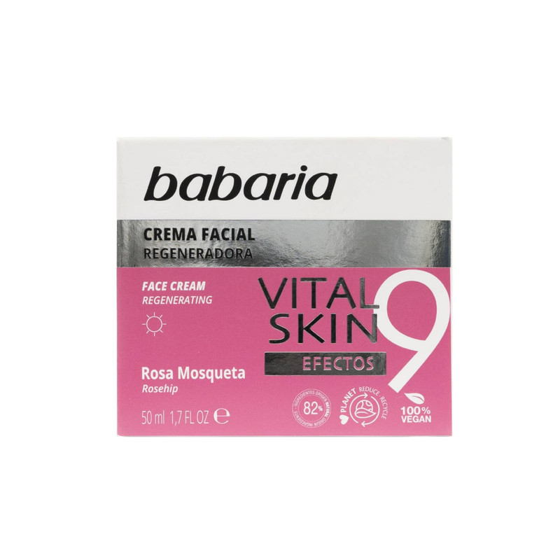 کرم ضد چروک باباریا مدل Vital Skin 9 مناسب برای انواع پوست حجم 50 میلی لیتر