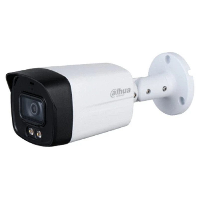 دوربین مداربسته بولت آنالوگ داهوا مدل DH-HAC-HFW1509TLMP-LED با رزولوشن 5 مگاپیکسل، دید در شب 40 متر، فناوری Starlight، بدنه فلزی و استاندارد مقاومتی IP67